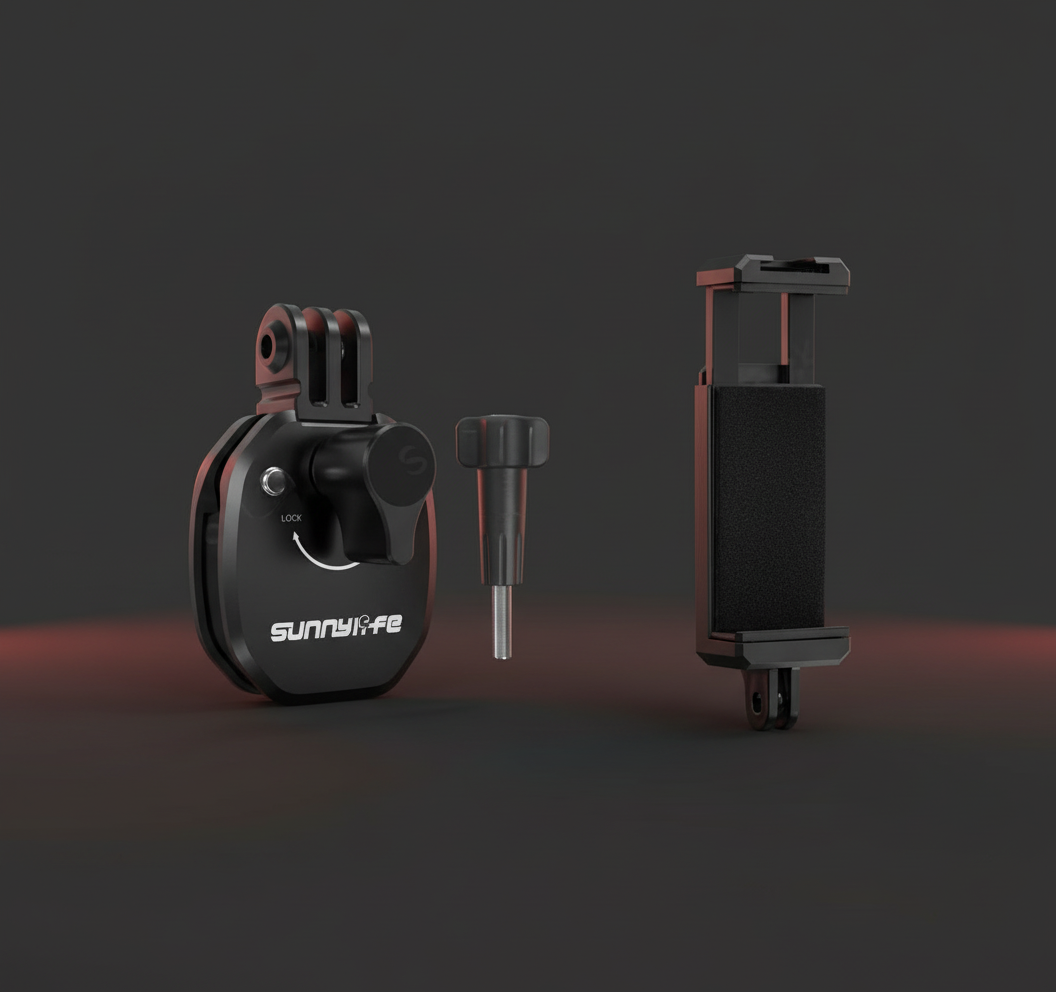 Universal Windshield Clip Mount - GoPro & Action Camera Adapter