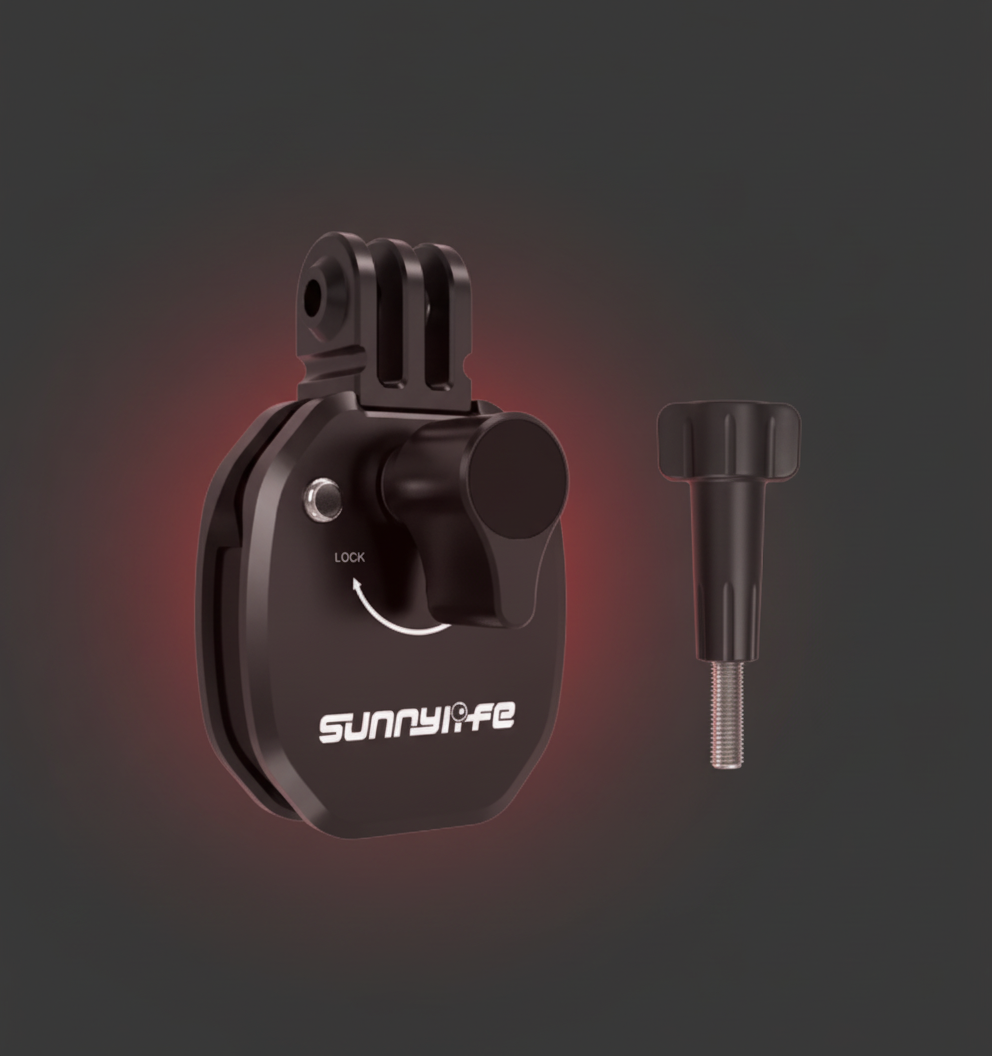 Universal Windshield Clip Mount - GoPro & Action Camera Adapter