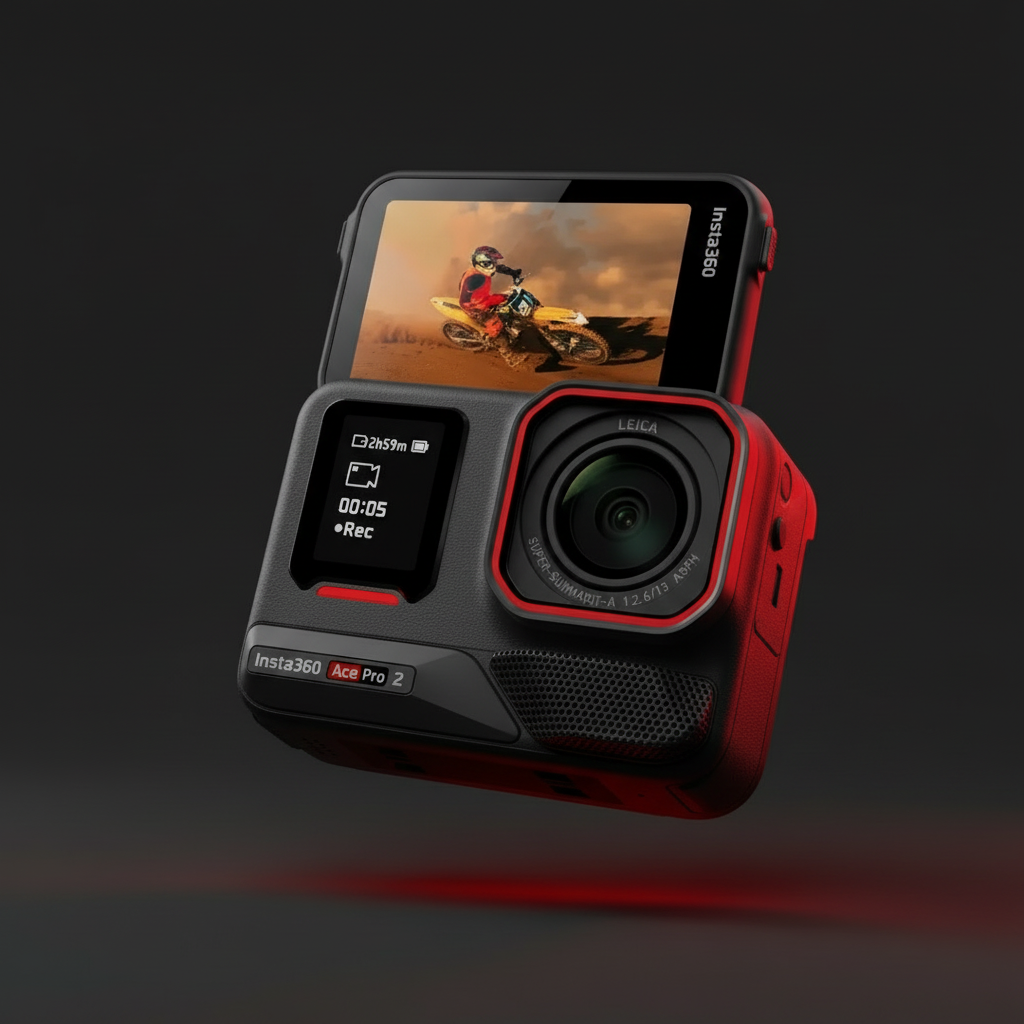 Insta360 Ace Pro 2 - 8K AI Action Camera with Dual Battery Bundle