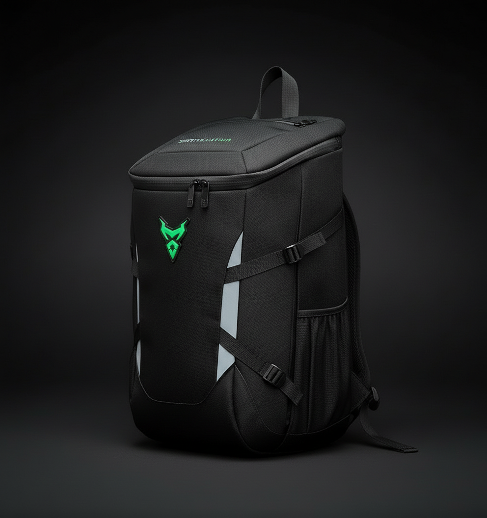 Motorcycle Helmet Backpack - Waterproof & Reflective