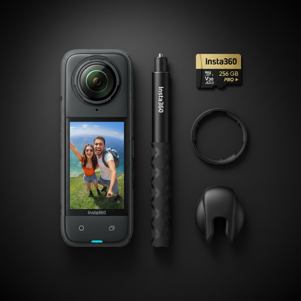 Insta360 X4 - 8K 360° Action Camera for Motorcycle POV