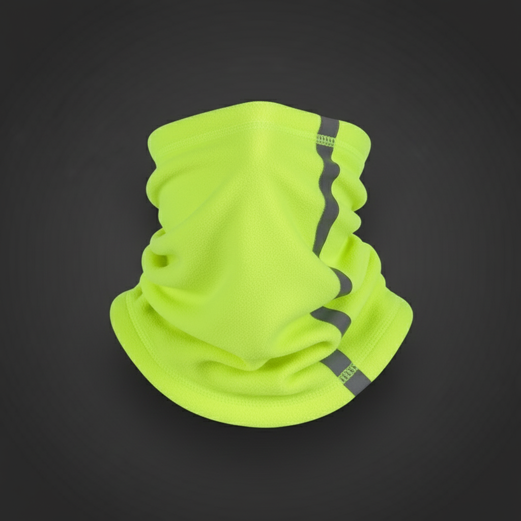 Reflective Winter Fleece Neck Gaiter - Night Riding Safety
