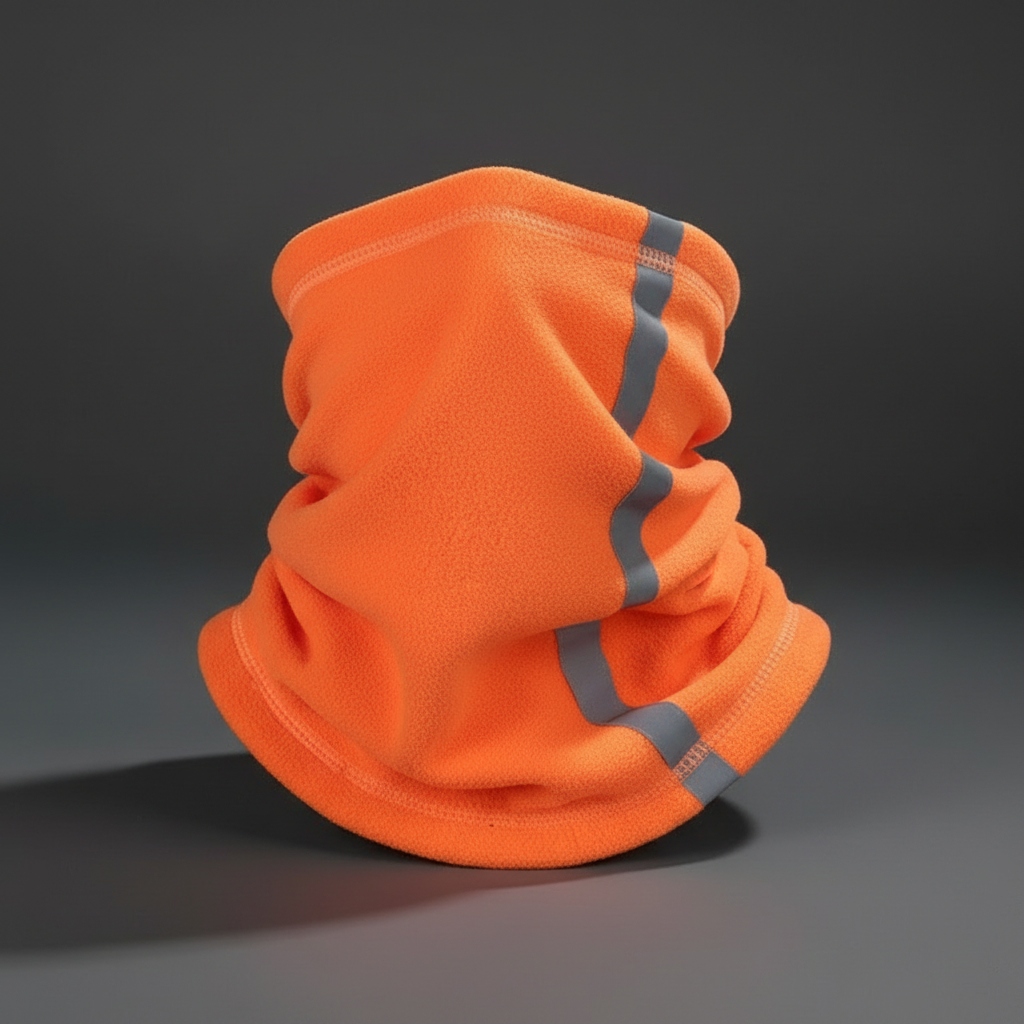 Reflective Winter Fleece Neck Gaiter - Night Riding Safety