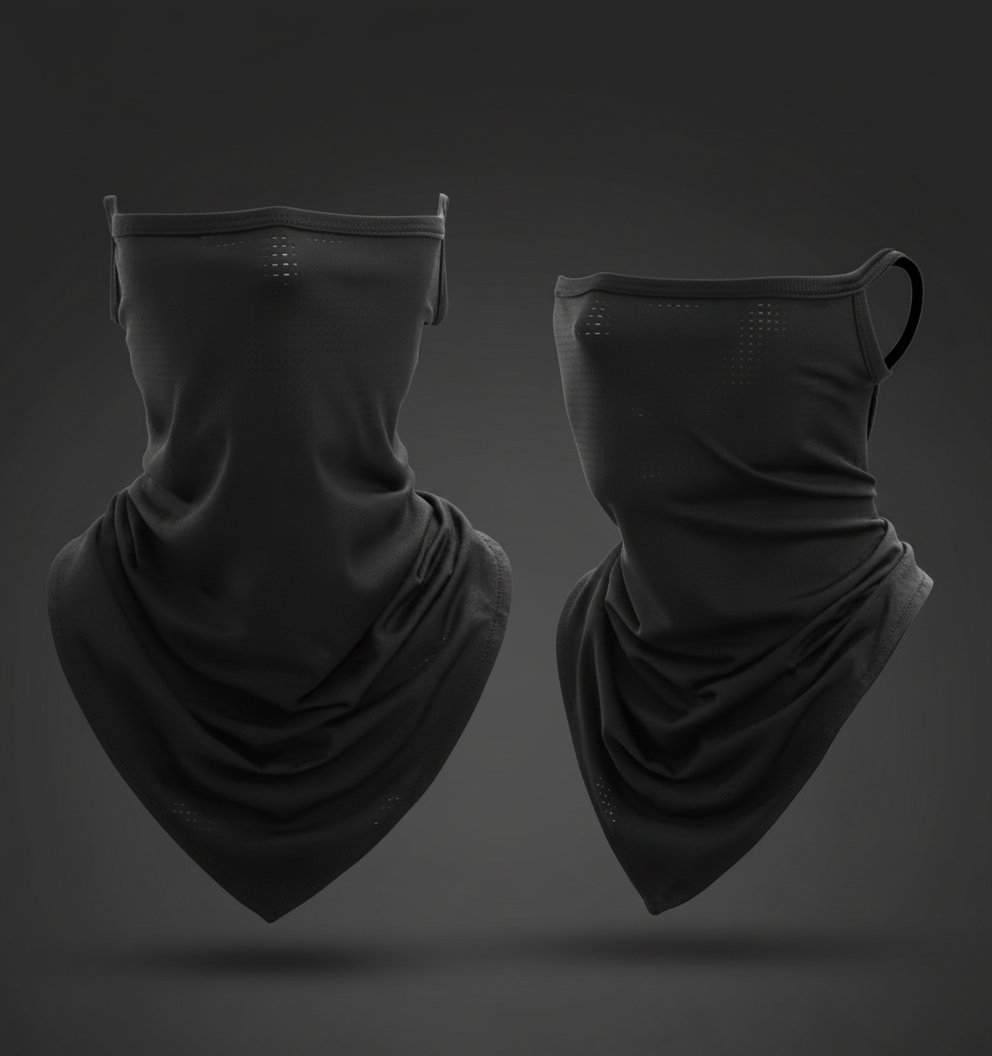 Skull Print Bandana - Quick-Dry Face Shield & Neck Gaiter