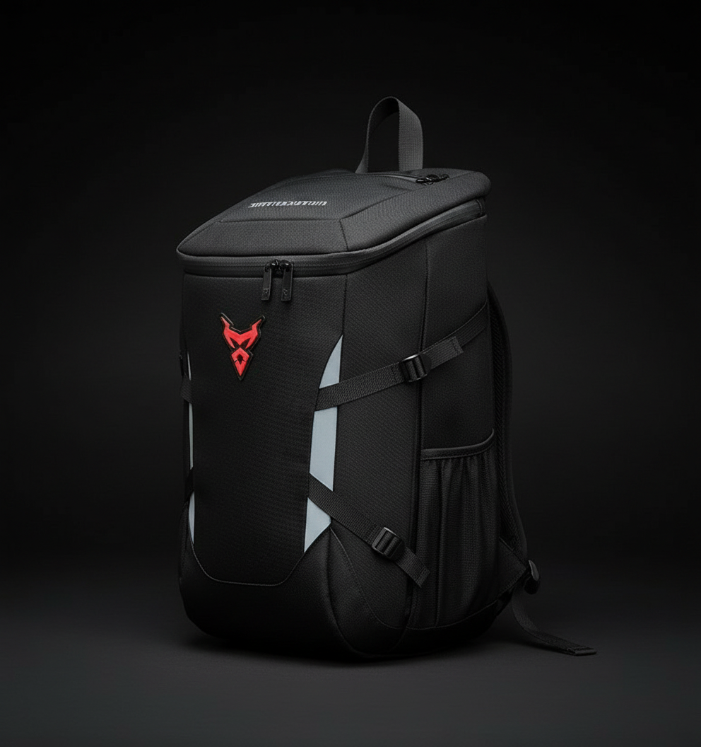 Motorcycle Helmet Backpack - Waterproof & Reflective
